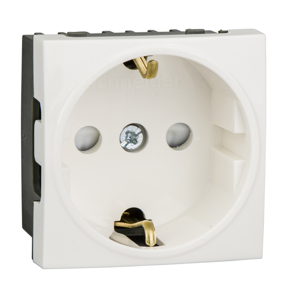 Ultra - socket outlet - single - side earth - white image 4