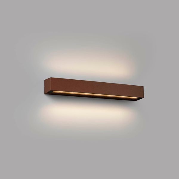 DORO-28 WALL LAMP LED 2x14W 3000K BROWN OXIDO image 1