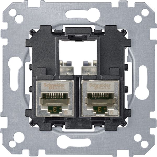 2xRJ45 data socket, Cat 6A STP image 1