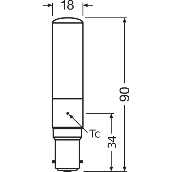 LED SPECIAL T SLIM 7W 827 B15d image 10