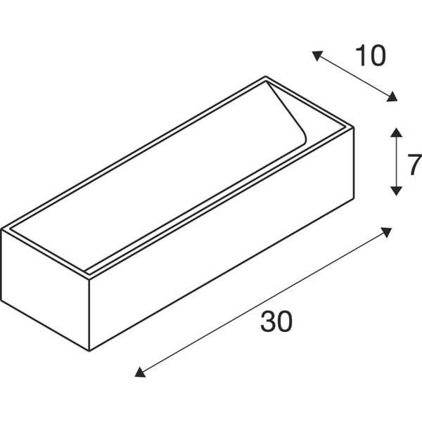 LOGS 1400lm 3000K 230V white image 2