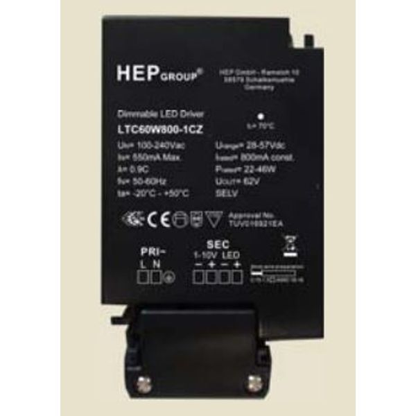 Driver 1-10V 25-70W / 1200mA /100-240 image 1