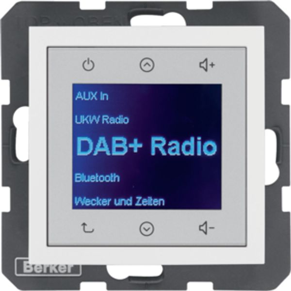 Radio Touch  UP DAB+ S.1/B.x polar wite glossy image 1