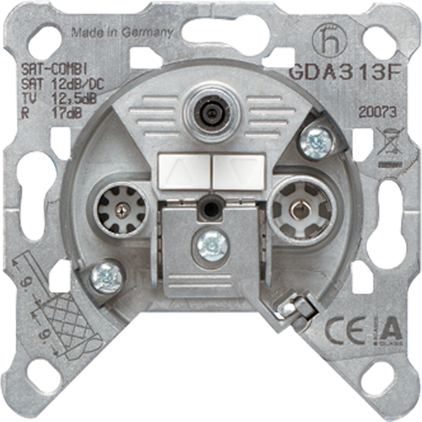 TV/FM socket outlet insert GDA313F image 3