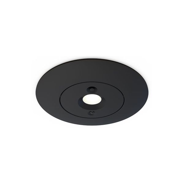 Merlin Emergency Downlight Non-Maintained Open Area Black image 1