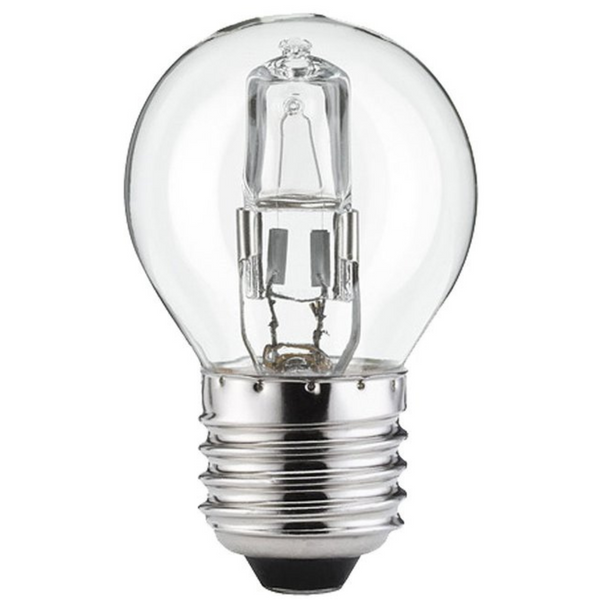 Halogen lamp ECO E27 28W P45 220V GLR-E image 1