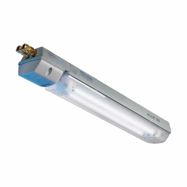 Ex-LED-Linear light fitting with emergency light function for zone 1/21, Variant: eLLK 92 LED 400A V-CG-S 2/6-2K 4000K image 2