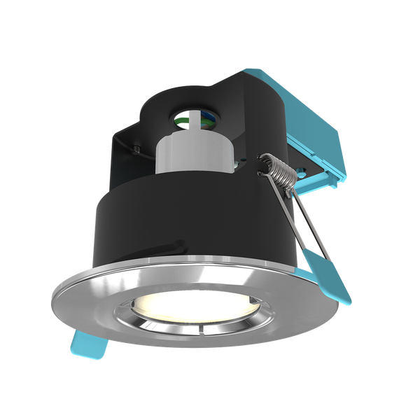 Edge GU10 Fire Rated Downlight Satin Chrome image 4