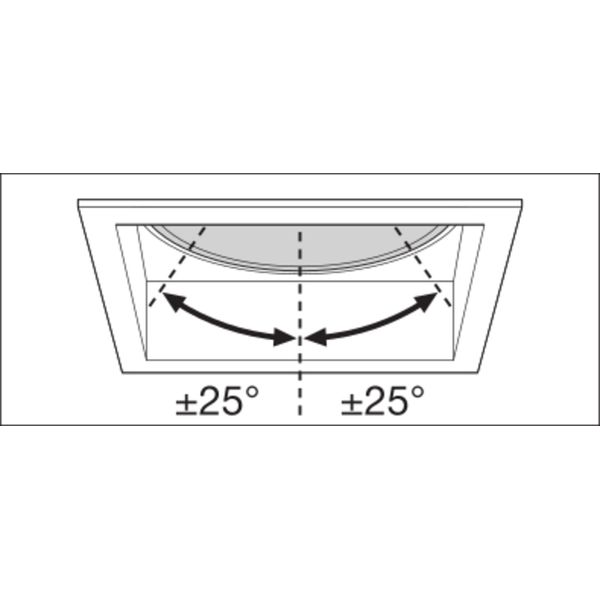 SPOT SQUARE DARKLIGHT ADJUST 8 W 3000 K BK image 15