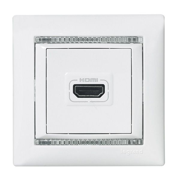 HDMI socket Valena white image 1