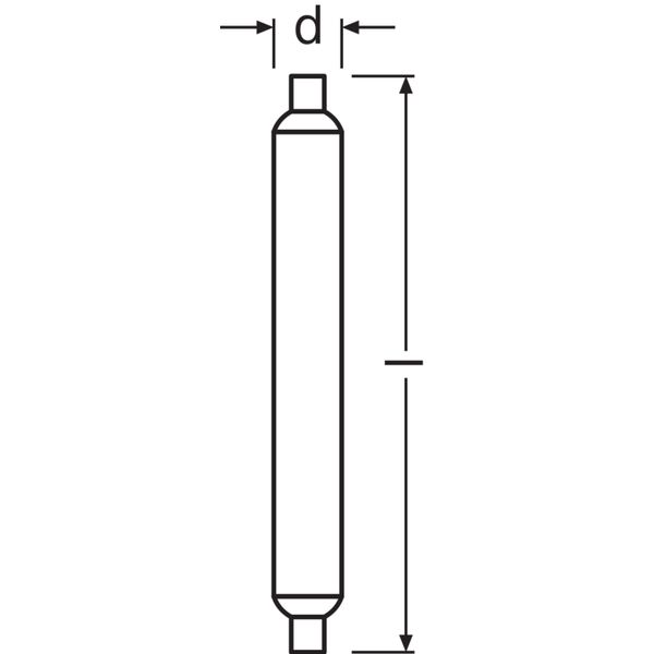 LED LINE S15 / S19 310mm 9W 827 S19 image 8