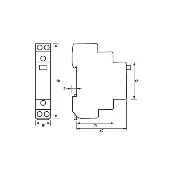 Centre plate f. USB charger LC4320U LC1969USB262 image 3