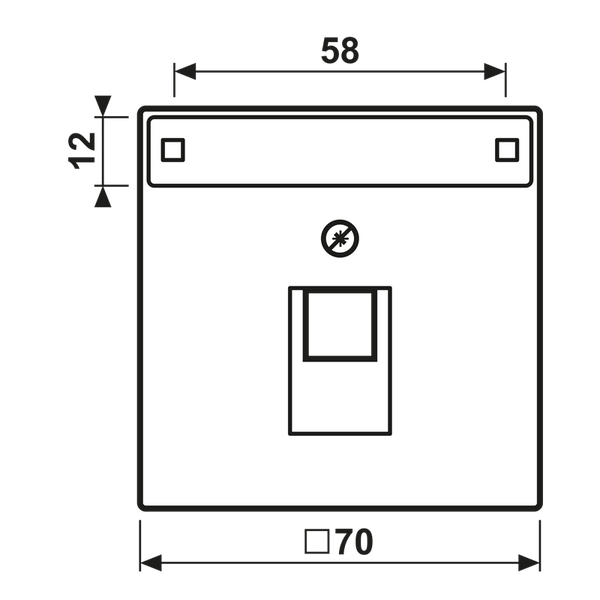 Centre pl.f.1-gang mod. jack sockets AL2969-1NAUA image 4