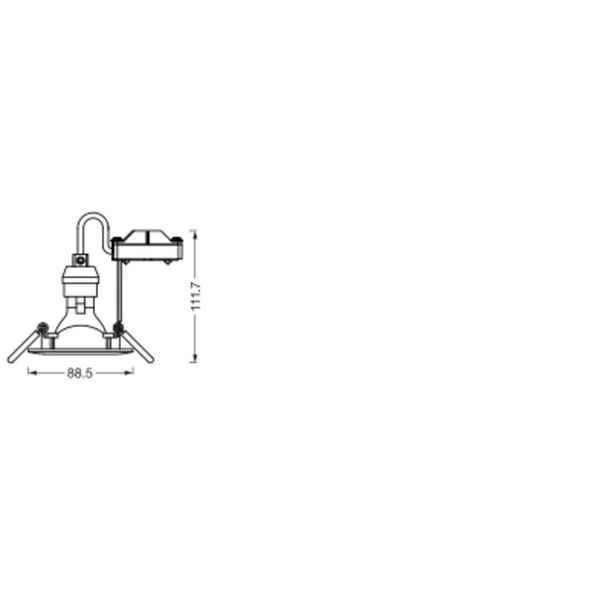 LED SPOT RECESS TWISTLOCK GU10 Incl. Osram LED 4.3W GU10 Brushed Nicke image 9