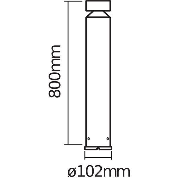 ENDURA® STYLE CYLINDER 80cm 6W image 7