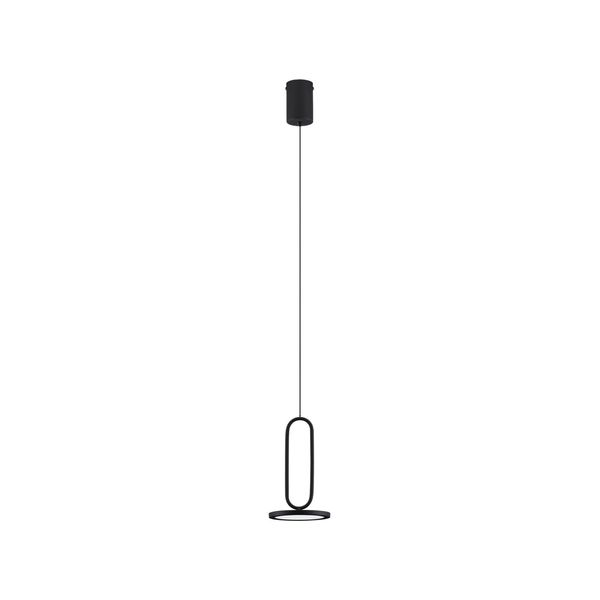 Sandy Black Aluminium  & Acrylic  LED 8 Watt 220-240 Volt  560Lm 3000K IP20  D: 13 H: 180 cm Adjustable Height image 1