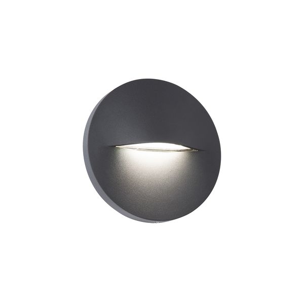 Wall Light Dark Grey Round Vita image 1