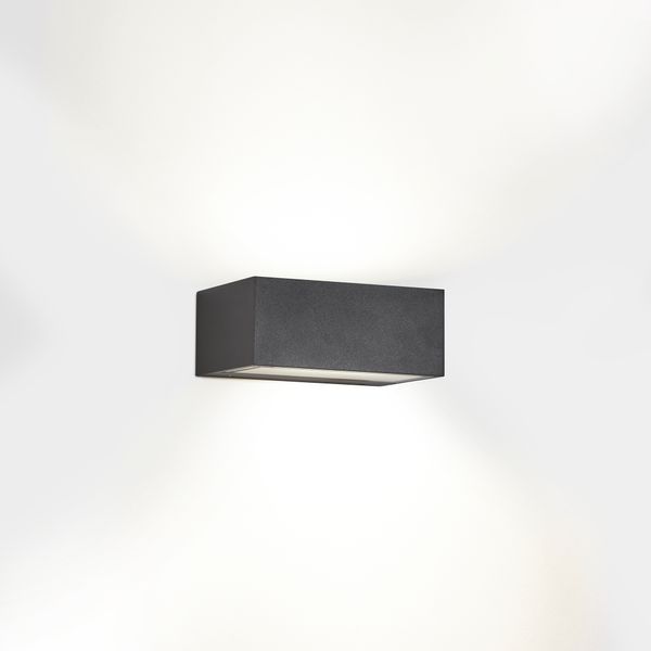 Wall fixture IP65 Nemesis LED 90*220mm LED LED 17.5;NAW SW 2700-3200-4000K ON-OFF Urban grey 1816lm image 1