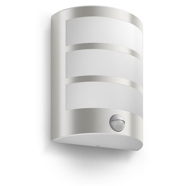 Python IR wall lantern inox 1x6W 230V image 1