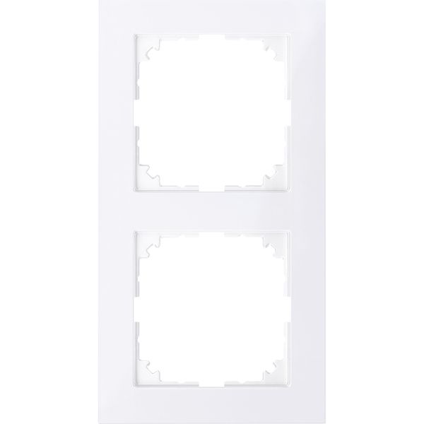 M-Pure 2-gang frame activewhite image 1