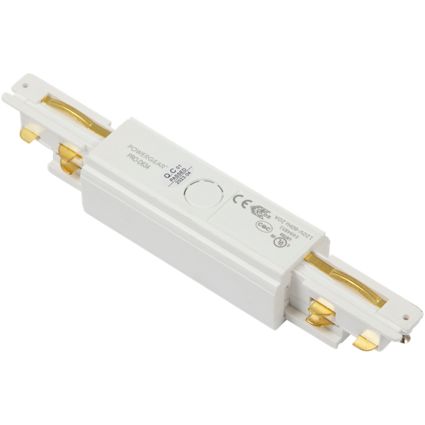 Primo Three Circuit Straight Connector White image 4