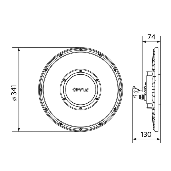 LEDHighbay-P5 110W-840-W image 3