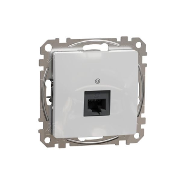 DATA Outlet CAT 6A UTP, Sedna Design & Elements, RJ45, Aluminium image 3