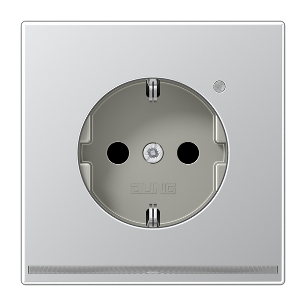 Schuko socket with LED pilot light AL1520-OLNW image 4