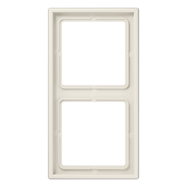 2-gang frame, Ivory LS982W image 1