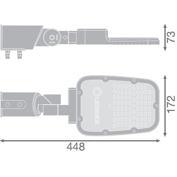 STREETLIGHT AREA SMALL RV20ST 45W 740 RV20ST GY image 9