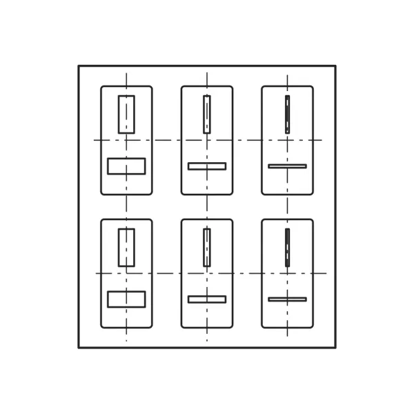 Accessories: BL-260-SK     SCHLITZBLENDENKARTE image 1