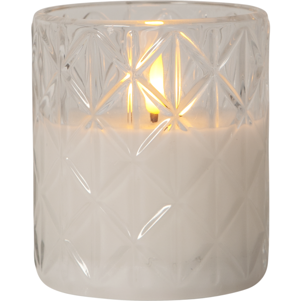 LED Pillar Candle Flamme Romb image 2