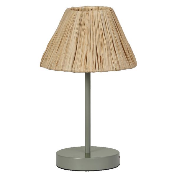 DECOR RAFFIA TABLE E27 GN LEDV image 1