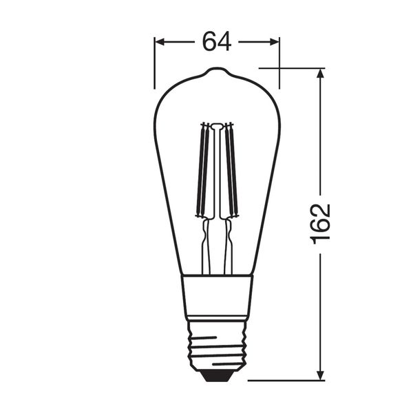 SMART+WIFI Filament Edison RGBTW E27 image 3