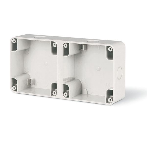 2 gang M95x2 surface mounting box image 1