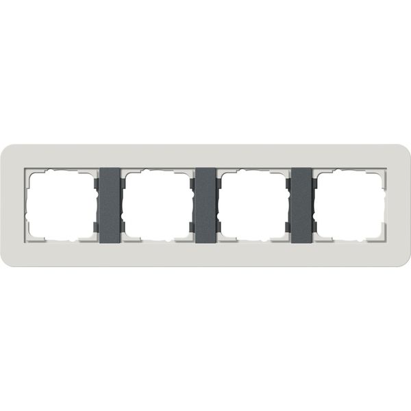 cov.fr. 4-g Gira E3 light grey/anthra. image 1