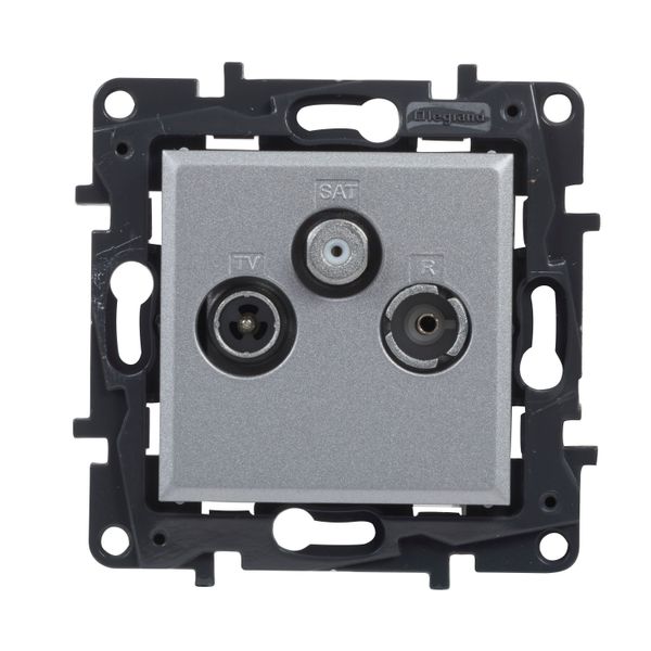 TV-R-SAT SOCKET STAR ALUMINIUM image 4