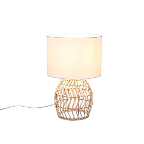 Rike table lamp E27 rattan image 1