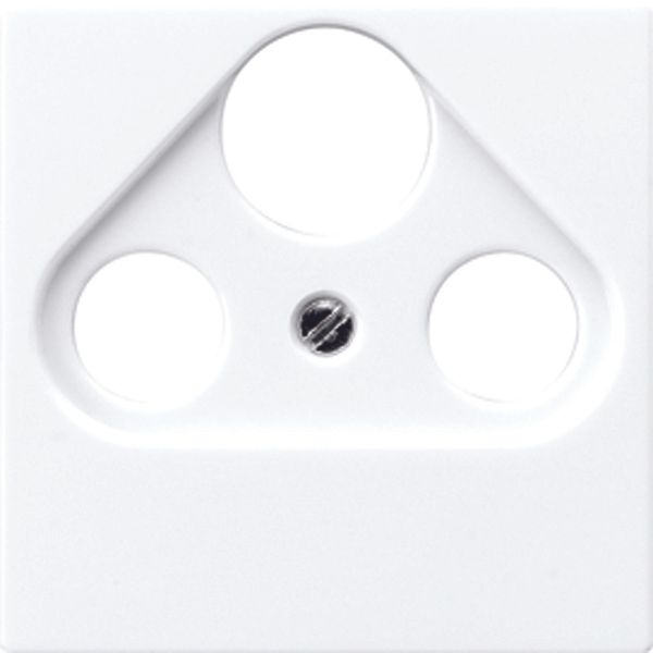 Centre plate for SAT-TV socket A561PLSATWW image 1