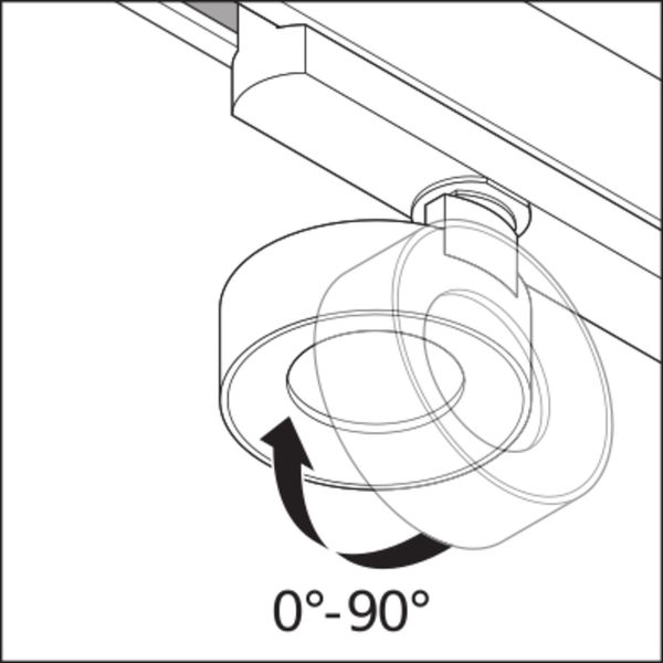 TRACKLIGHT SPOT COMPACT D100 28 W 940 NFL BK image 14