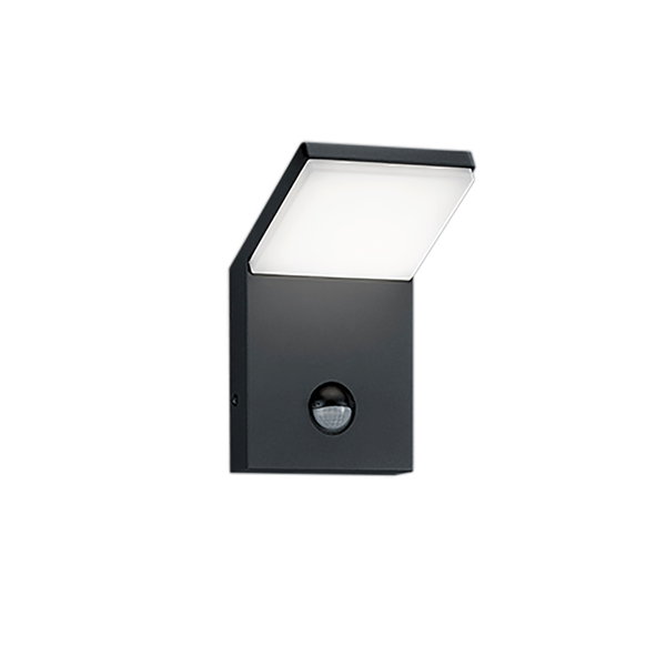 Pearl LED wall lamp anthracite motion sensor image 1