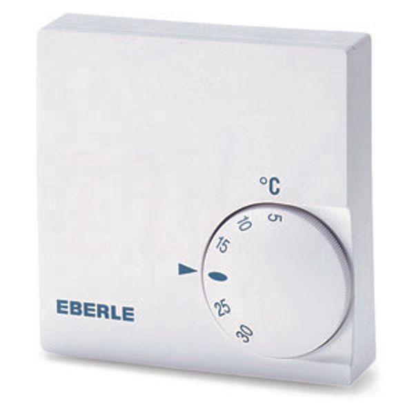 Room controller, 5-30C, AC 230V/24V, 1 changeover contact, 10/5 A for both voltages image 2