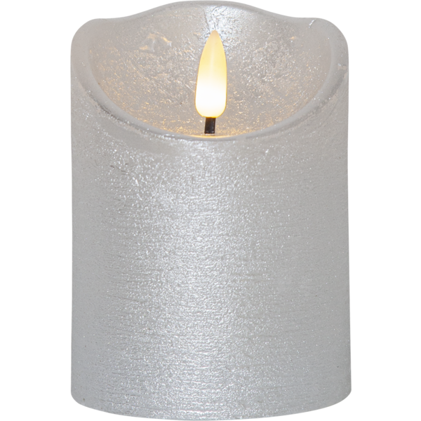LED Pillar Candle Flamme Rustic image 2