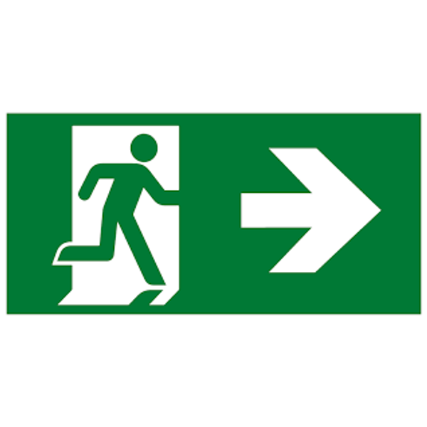 Pictogram "man right" 123x123 image 1