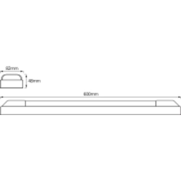 LED POWER BATTEN 600 mm 24 W 4000 K image 3