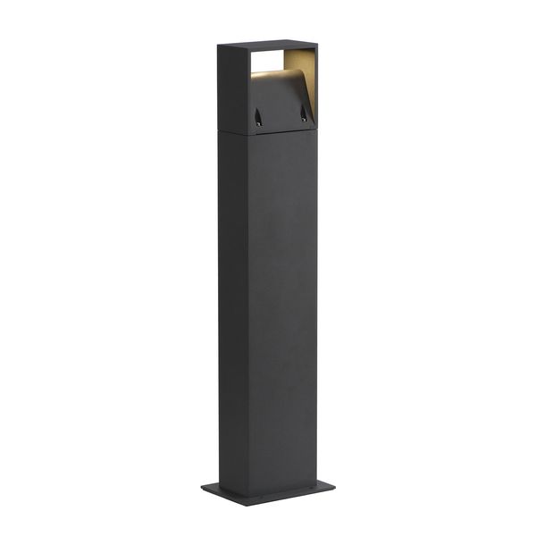 LOGS 70 floor lamp, 6W, 3000K, IP44, eckig, anthracite image 1