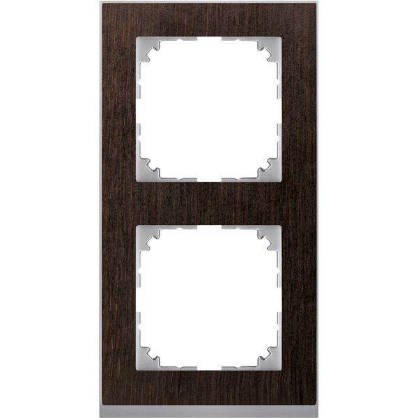 M-Pure Decor 2-gang frame Wenge image 1