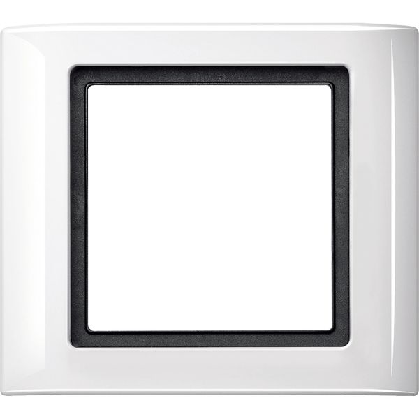 Aquadesign frame, 1-gang, polar white image 3