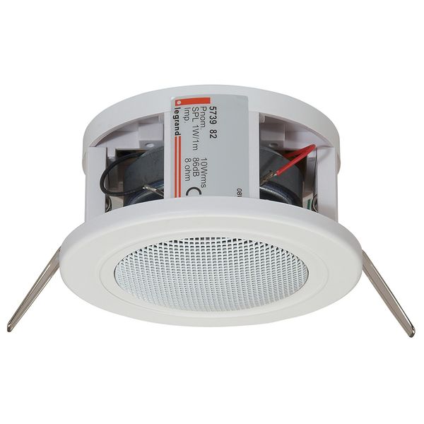 BUS loudspeaker - false ceiling mounting - 8 ohms - 20 W - Ø100 mm image 1