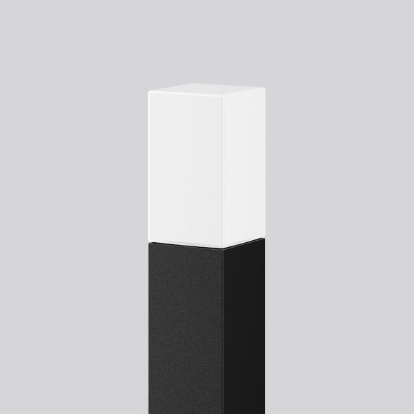 MEGA SQUARE, anthracite, on/off Bollards, L 120 B 120 H 1000, Opal gla image 1